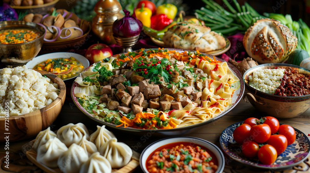 A Feast of Authentic Kazakhstani Delicacies: Beshbarmak, Manty, Astyk-Ty and More