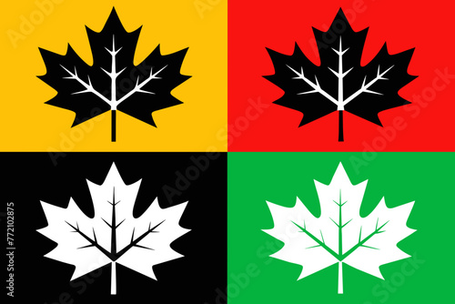 Maple Leaf Illustration color 