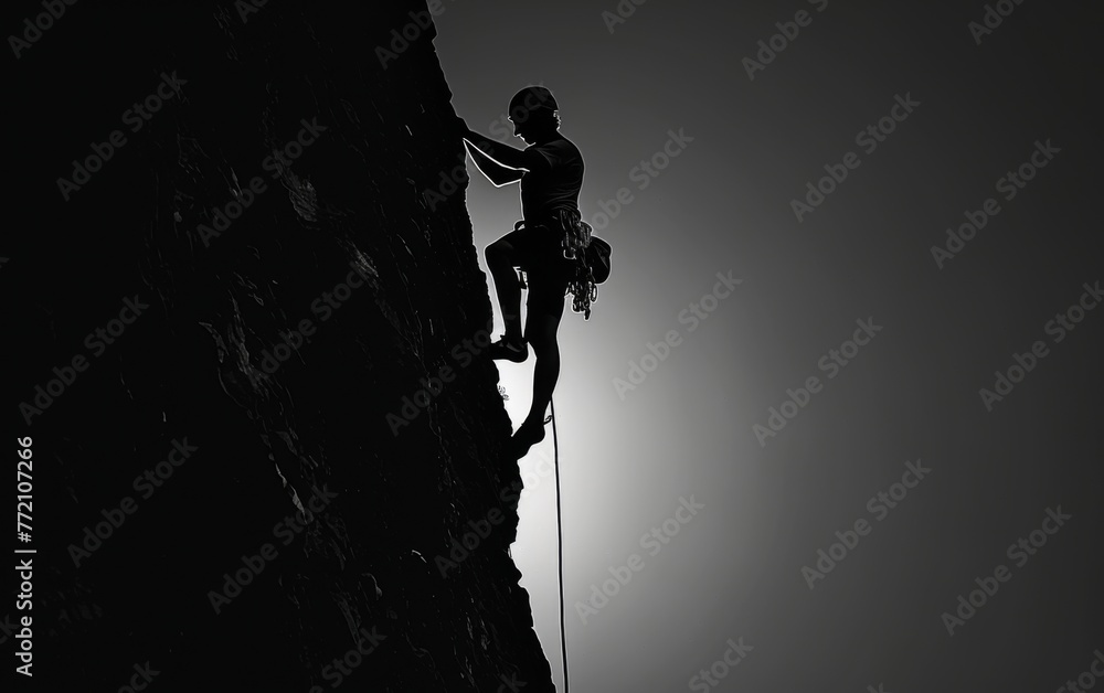 climber with great willpower climber with great willpower