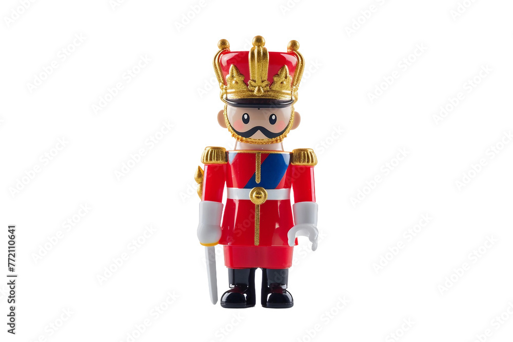 Retro guard toy isolated on transparent background