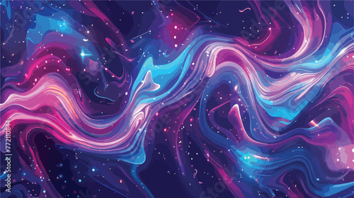 Abstract glowing fancy pattern Colorful cosmic background