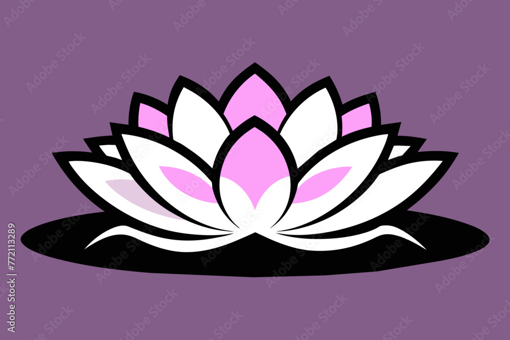 Water Lily Icon vector design Water Lily Icon vector design