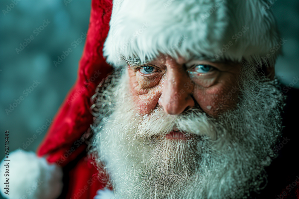 Close up of Santa Claus Close up of Santa Claus