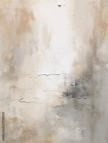 Textured background plaster wall in beige and brown neutral tones
