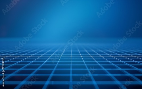 Wallpaper Mural Ground with grid lines and blue background Torontodigital.ca