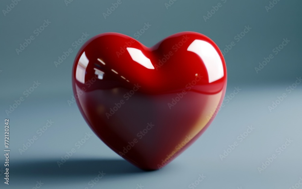 Heart icon isolated 3d render illustration Heart icon isolated 3d render illustration