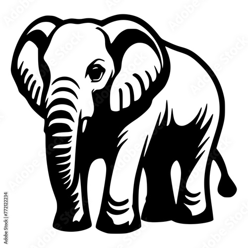 Regal Elephant Insignia  Symbolic Representation of Leadership and Integrity