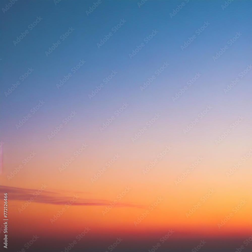 Sunset sky landscape