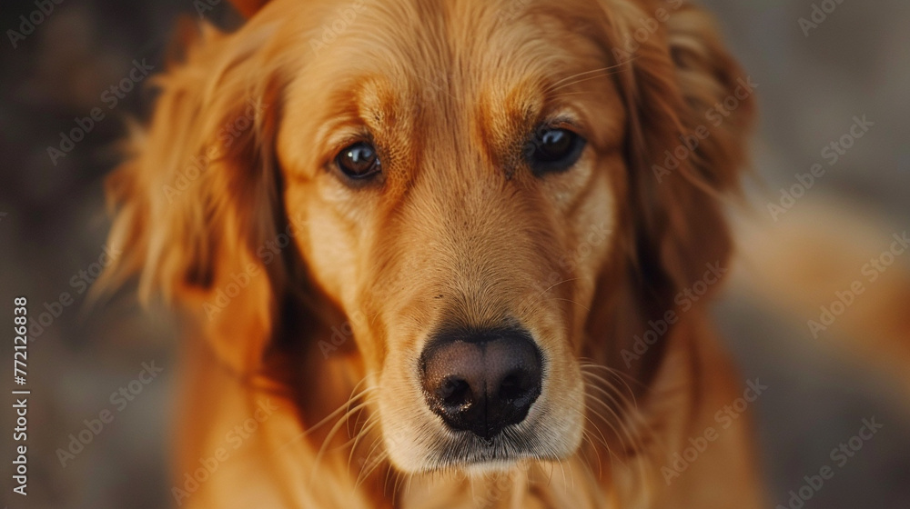 golden retriever portrait