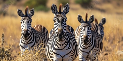 Burchell s zebra in South Africa displaying flehmen response  Generative AI 