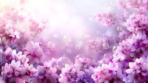 spring blossom flower beautiful background