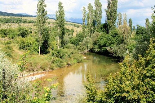 the Zrmanja river near Kastel Zegarski, Croatia photo