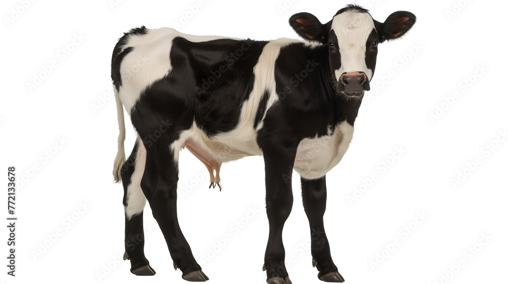 cow and calf isolated on transparent background