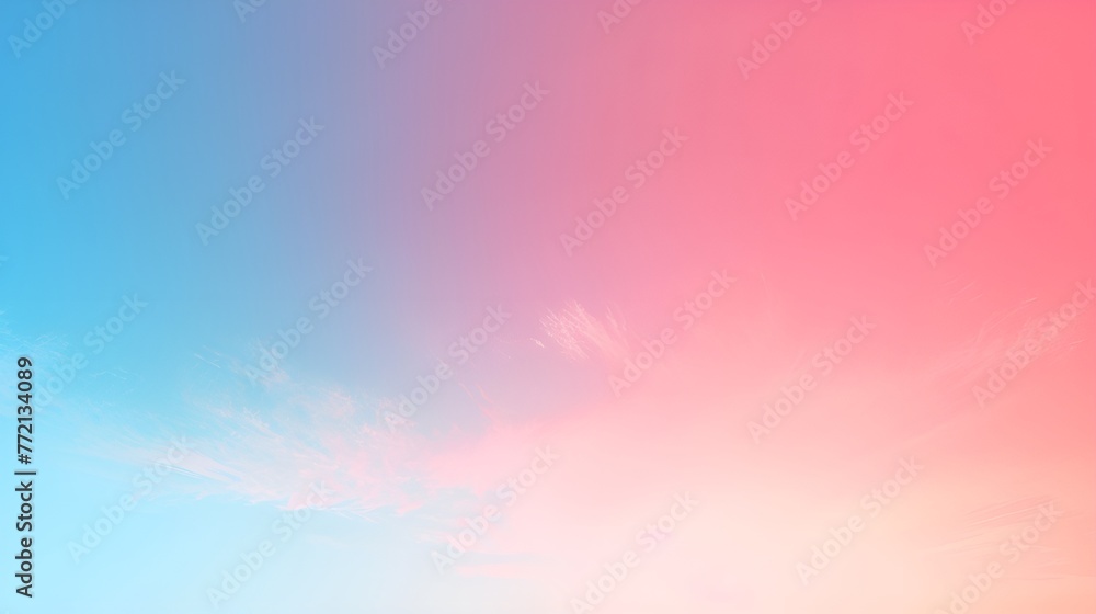 Cerulean and Coral Gradient Background, Copy Space, Cerulean, coral, gradient, copy space