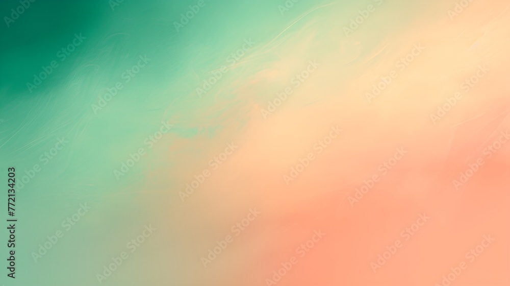 Jade and Peach Gradient Background, Copy Space, Jade, peach, gradient background, copy space