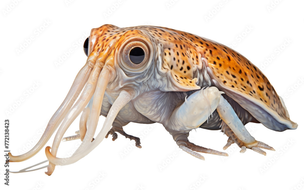 A colorful octopus gracefully stretches its long tentacles in a mesmerizing display A colorful octopus gracefully stretches its long tentacles in a mesmerizing display