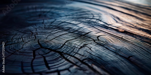 charred wood table texture, symbolizing resilience and natural beauty. photo