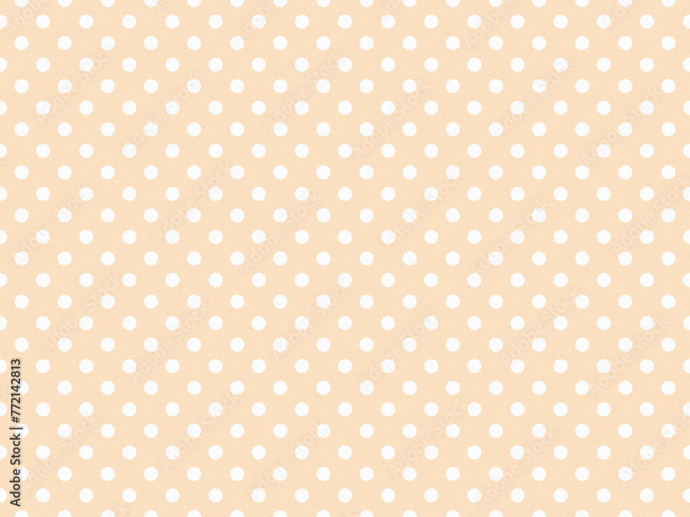 texturised white color polka dots over bisque brown background texturised white color polka dots over bisque brown background