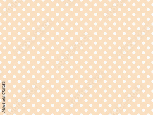 texturised white color polka dots over bisque brown background (ID: 772142813)