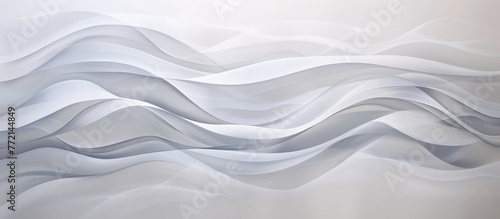 Wave of the Month White Waves in White Generative AI