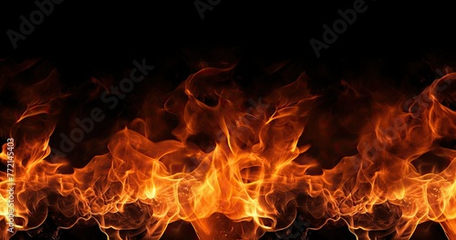 Realistic Fire Background for Hot and Fiery Designs