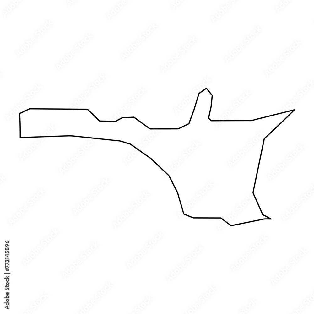 Hagatna municipality map, administrative division of Guam. Vector illustration. Hagatna municipality map, administrative division of Guam. Vector illustration.