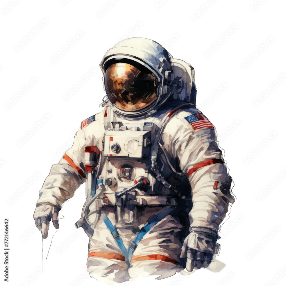 astronaut in a space suit