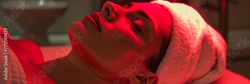 Red Light Therapy A Monthly Treatment for Radiant Skin Generative AI