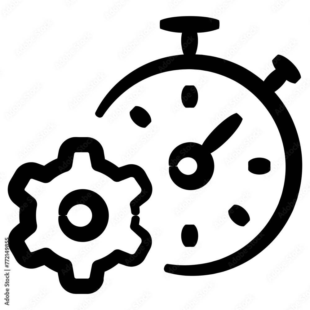 productivity icon, simple vector design
