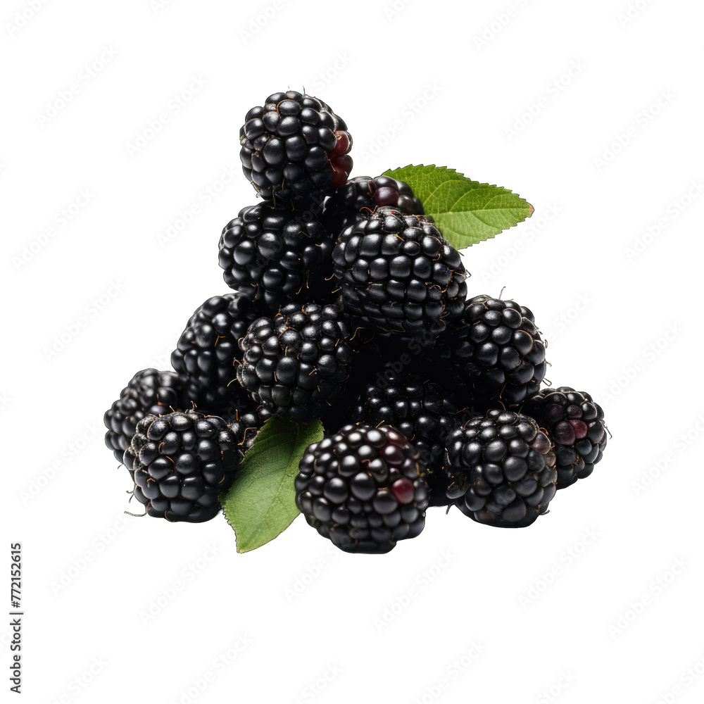 Blackberries in a pile Blackberries in a pile