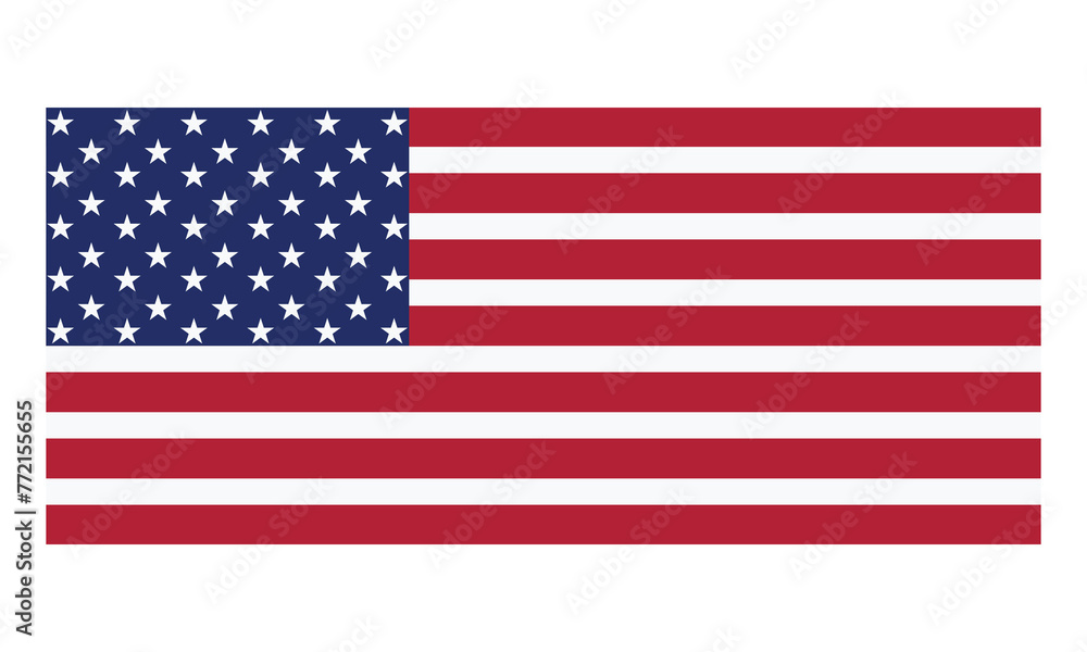 Obraz premium American Flag, Handmade Calligraphy Vector Illustration, Motivational Quotes With Hand Lettering Typography Vector Design, Hand-Drawn Lettering Phrases, Stickers, Mugs And Templates.