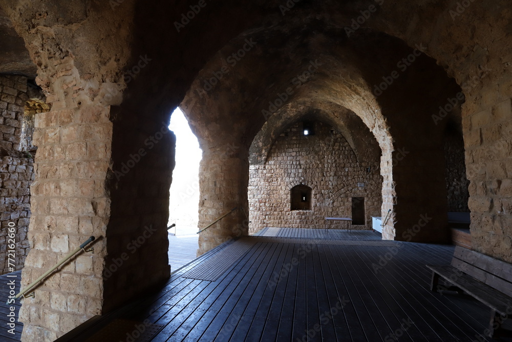 02/12/2024 Haifa Israel. Yehiam is the ruins of a Crusader and Ottoman-era fortress in western Galilee, Israel.