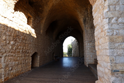 02/12/2024 Haifa Israel. Yehiam is the ruins of a Crusader and Ottoman-era fortress in western Galilee, Israel. photo