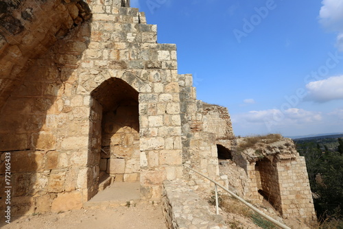 02/12/2024 Haifa Israel. Yehiam is the ruins of a Crusader and Ottoman-era fortress in western Galilee, Israel. photo