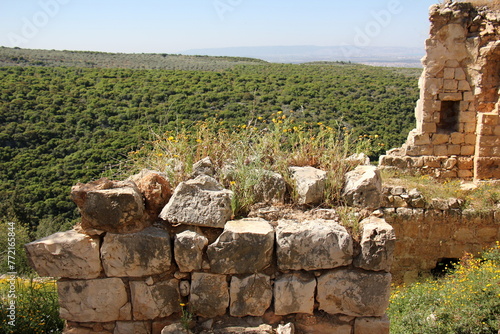 02/12/2024 Haifa Israel. Yehiam is the ruins of a Crusader and Ottoman-era fortress in western Galilee, Israel. photo