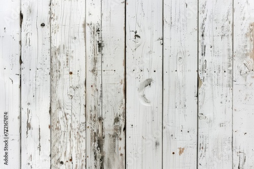 White wood plank texture for background - generative ai