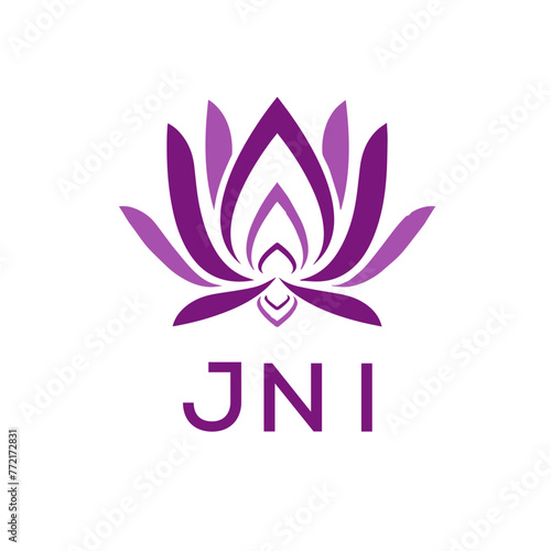 Fototapeta Naklejka Na Ścianę i Meble -  JNI  logo design template vector. JNI Business abstract connection vector logo. JNI icon circle logotype.
