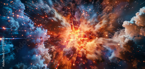 Explosive bursts become an 8k immersive beauty. © Najaf