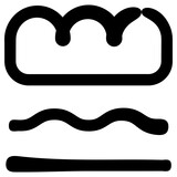 sandwich icon, simple vector design