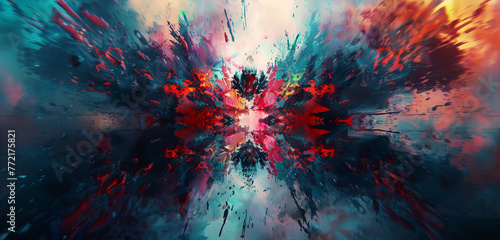Quantum bursts create an 8k abstract grunge masterpiece.