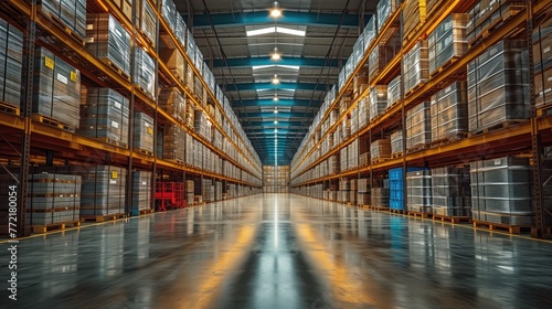 modern logistics warehouse interior © Olexandr