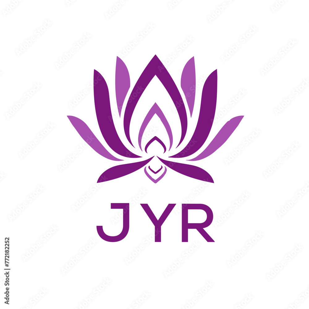 JYR  logo design template vector. JYR Business abstract connection vector logo. JYR icon circle logotype.
