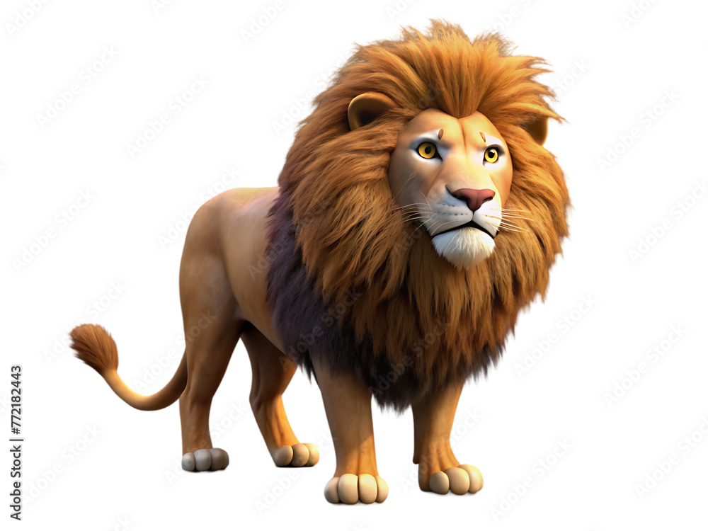 3d cute lion 3d cute lion