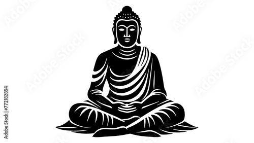 Unlock Inner Peace Discover Stunning Meditating Buddha Vector Art
