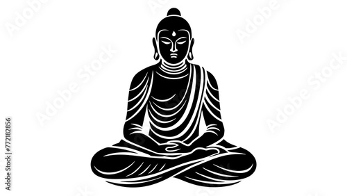 Unlock Inner Peace Discover Stunning Meditating Buddha Vector Art