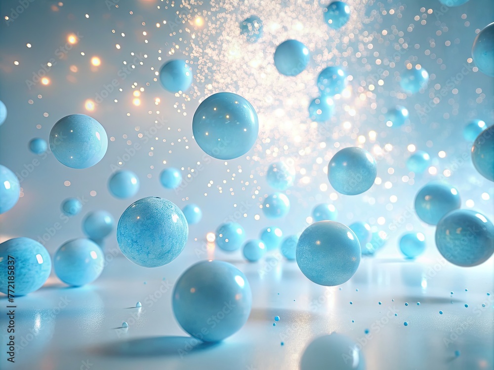 background with bubbles generative ai