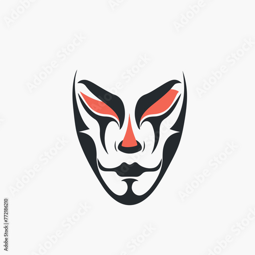 Mask in cartoon, doodle style. Image for t-shirt, web, mobile apps and ui. Isolated 2d vector illustration in logo, icon, sketch style, Eps 10. AI Generative