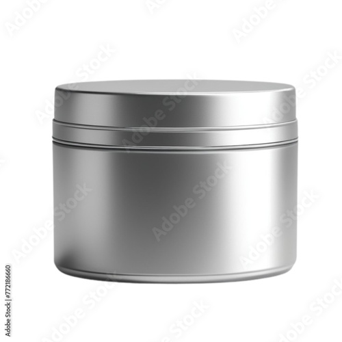 realistic empty tin can and without sardine tin font view on Isolated transparent background png. generated with AI