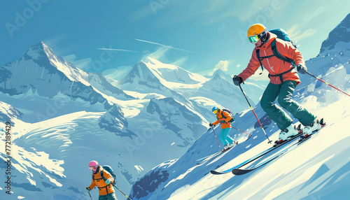 Alpine Adventure: Skiing and Snowboarding in the Swiss Alps