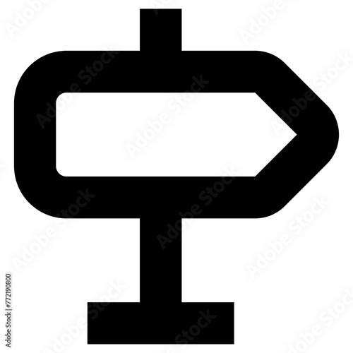 sign icon, simple vector design